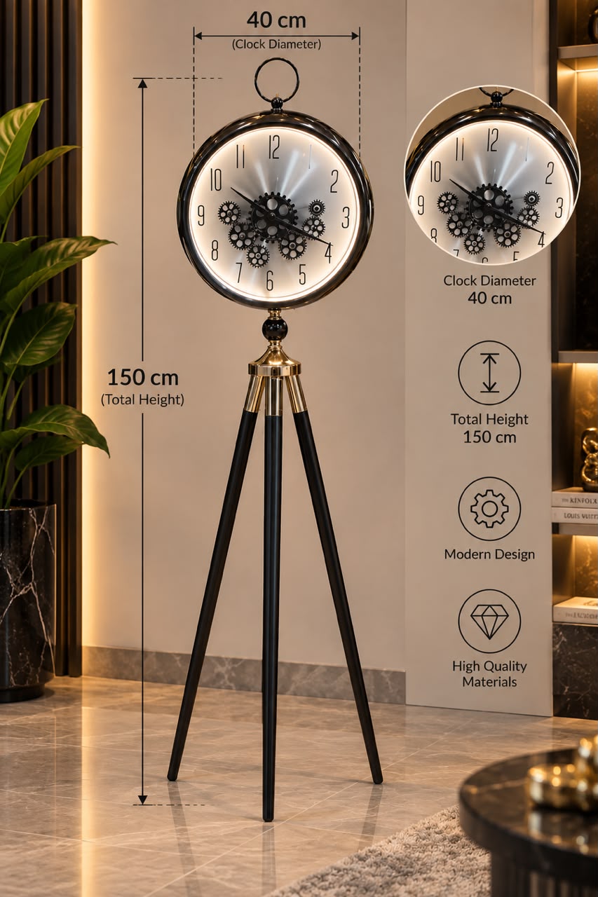 Modern Industrial Tripod Standing