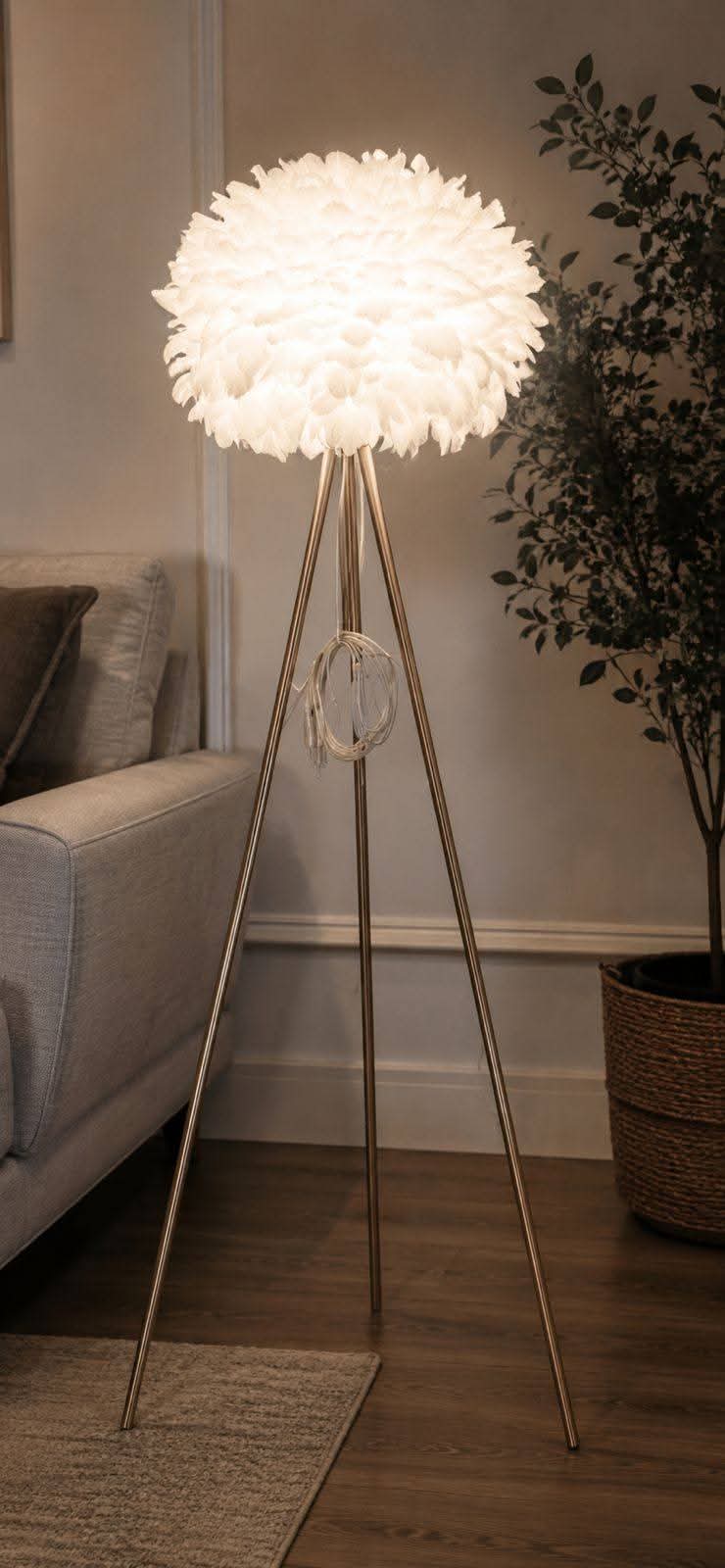Feather Floor Lamp