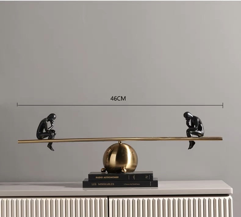 Modern Thinker Balance Figurine