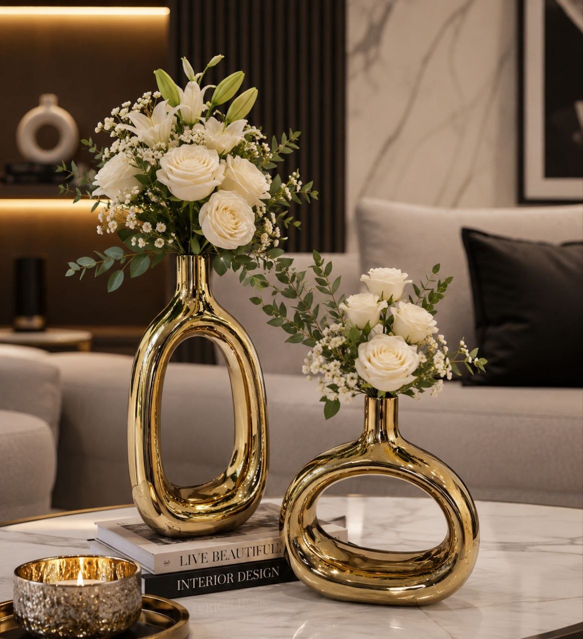Porcelain Vase Set