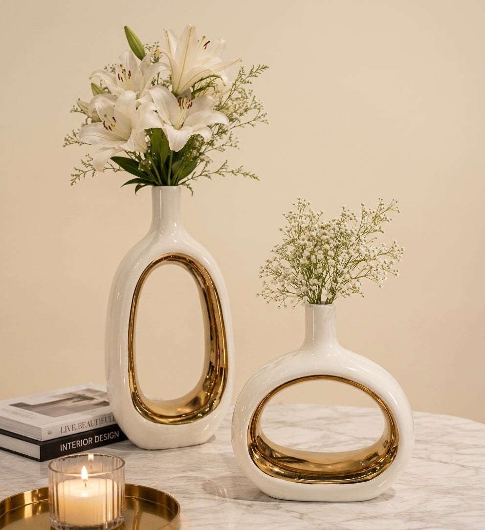 Porcelain Vase Set